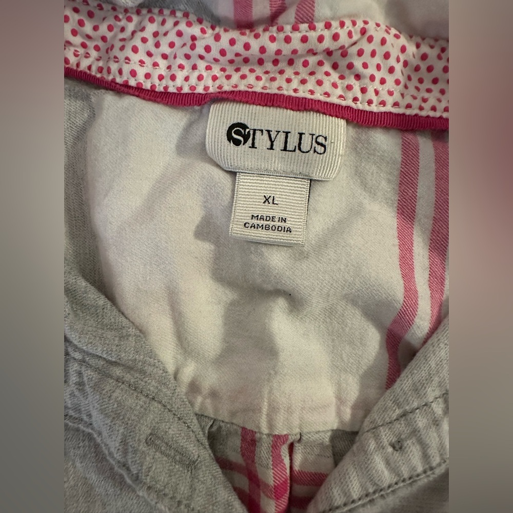 Stylus XL plaid pink Shirt Women’s - Picture 8 of 8